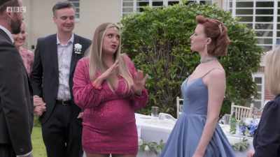 I would never have dreamed of
announcing that on your big day. - The Scotts