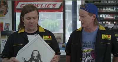 - I would.
- [scoffs] You did, like 30 times. - Clerks III