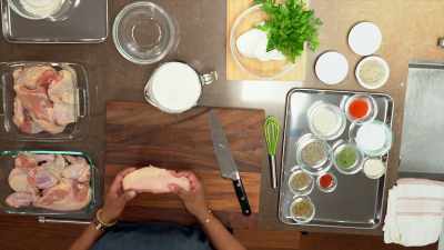 I would suggest cutting it in half. - Selena + Chef