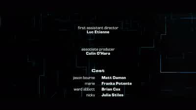 I would want to know that my... - The Bourne Supremacy
