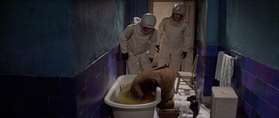I wouldn't believe you could commit suicide that way - The Andromeda Strain