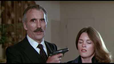 I wouldn't hesitate to shoot
this young lady, you know? - The Life and Deaths of Christopher Lee
