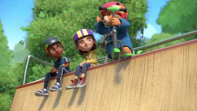 I wouldn't like to try this,
even with my lucky helmet. - The Adventures of Paddington