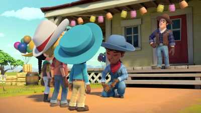 I would've been happy just
spending time with you today. - Dino Ranch
