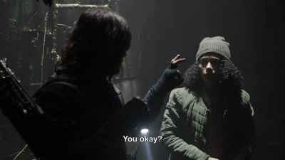 You okay? - The Walking Dead