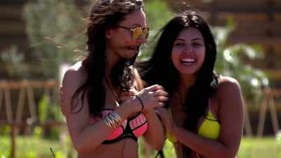 IAIN:
A five‐some. Tom slept
with the boy band 5. - Love Island