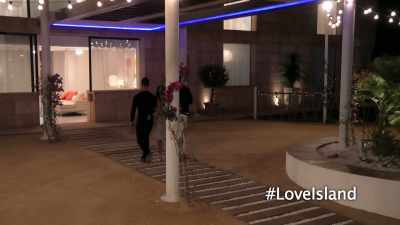 IAIN: Adam and Terry
are back from a date - Love Island