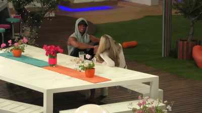 IAIN: Elsewhere,
Rykard's getting to know - Love Island