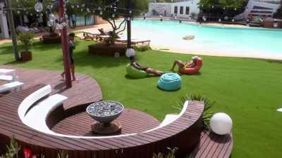 IAIN: In the garden,
for once, - Love Island