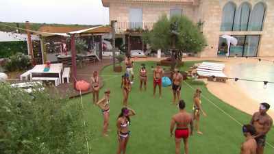 IAIN: It's the classic
stick two new boys - Love Island