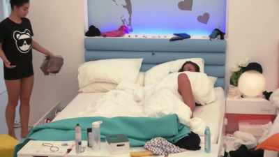 IAIN: It's time for bed,
and Adam needs his sleep - Love Island