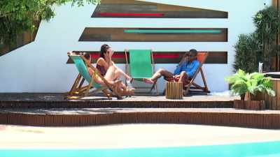 IAIN: Katie and Sophie
are talking about - Love Island