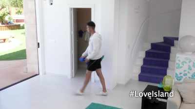 IAIN: Last night,
Adam tried out - Love Island