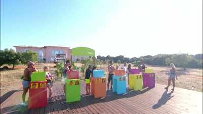 IAIN:
With the sculptures complete, - Love Island