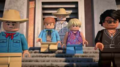 Ian, Alan, Ellie, - LEGO Jurassic Park: The Unofficial Retelling