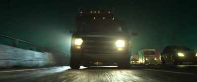 -(IAN GRUNTING)
(ENGINE REVVING) - Onward