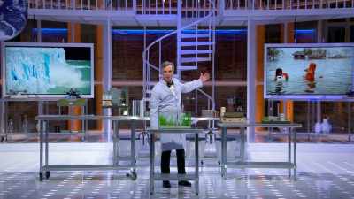 Ice at the poles is melting, - Bill Nye Saves the World