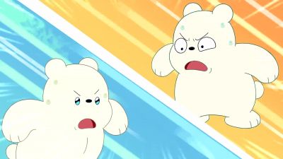Ice Bear never wants to see Chad's face again. - We Baby Bears