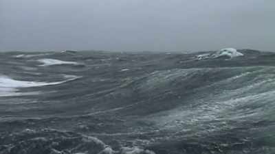Ice five-inches thick
forms on the boat, - Tales From The Explorers Club