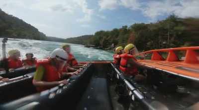 Ice surrounded the chapel,
water level kept rising. - World's Most Scenic River Journeys