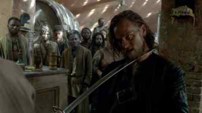 I'd appreciate it if you'd remove
that from my face, friend. - Black Sails