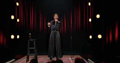 I'd be going up into the sky,
and everyone would watch me, - Jenny Slate: Stage Fright