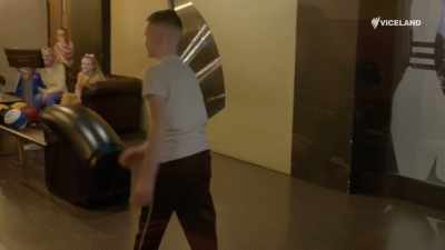 I'd be quite happy if he was just...
to just be a coach, you know, - Stacey Dooley Sleeps Over