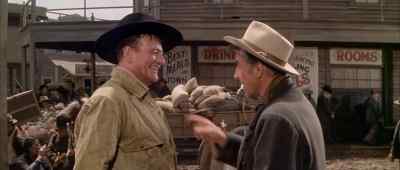 I'd better get steam-cleaned
and shaved before I get on that boat. - North to Alaska