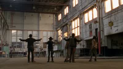 I'd hate to see the other guy. - The Walking Dead