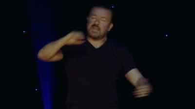 I'd have to pad them so it didn't
run into it, cave its head in and die. - Ricky Gervais: Humanity