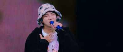 I'd like to say sorry for my throat - BTS: Permission to Dance on Stage - LA