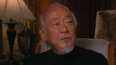 I'd like, uh, if I make it
to the Pearly Gates, - More Than Miyagi: The Pat Morita Story