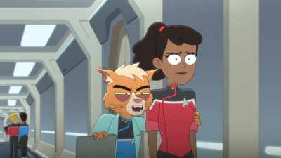 I'd love to snag that Bajoran
beefsteak with my coital hooks. - Star Trek: Lower Decks
