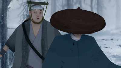 I'd never ever, ever, ever
tell anyone that you're a g-- - BLUE EYE SAMURAI