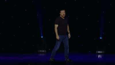 I'd never say that in public, so... - Ricky Gervais: Humanity