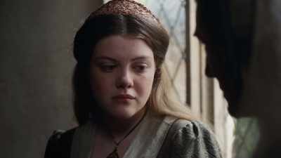 I'd only had one monthly course, just one,
before I was with child. - The Spanish Princess