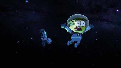 I'd probably end up hittin' it
with a second, bigger asteroid - Big City Greens the Movie: Spacecation