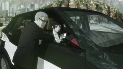 I'd rather sit down with
Inspector Tsunemori... alone. - Psycho-Pass: Providence