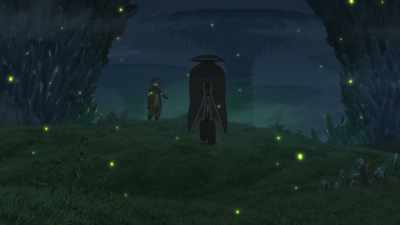 I'd say the look on her face
meant she wanted another helping. - Made in Abyss: Journey's Dawn