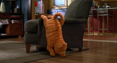I'd say the refrigerator is unguarded - Garfield