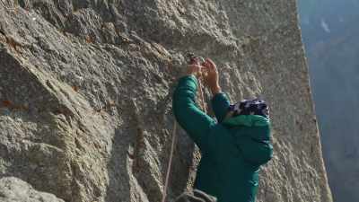 I'd say we're now
officially halfway up. - Edge of the Earth
