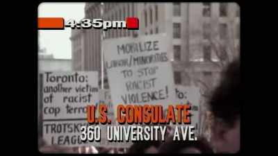 I'd seen citytv reporting about
the demonstration - Black Life: Untold Stories