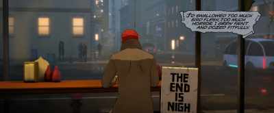 I'd swallowed too much
bird flesh, - Watchmen: Chapter I