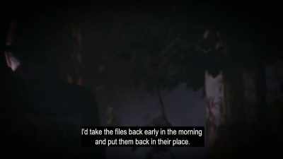 I'd take the files back early in the morning, - KGB - The Sword and the Shield