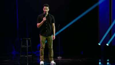 If a guy's getting a BJ
behind a Chipotle dumpster, - Fahim Anwar: There's No Business Like Show Business