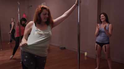 If a woman is feeling like,
"I can't dance…". - Strip Down, Rise Up