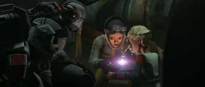 If you activate those clankers,
they'll start shooting at us. - Star Wars: The Bad Batch