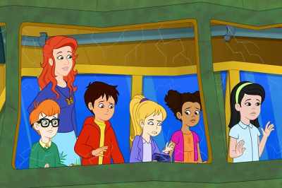 -If anything, it'll chomp us to bits.
-I should have stayed home today. - The Magic School Bus Rides Again