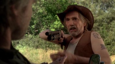 If you are a cop, you sure as
shit ain't carrying a cop's gun. - True Blood