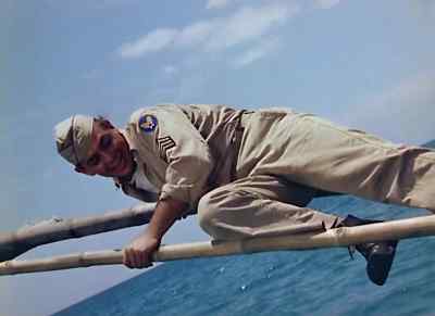 If you ask me, there goes
the only smart guy in this boat. - American Guerrilla in the Philippines